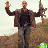 CLOSE RANGE SCOTT ADKINS (COLTON MACREADY) BROWN LEATHER JACKET