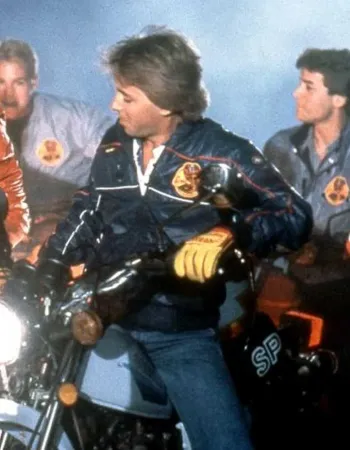 The Karate Kid Cobra Kai 1984 Ron Thomas Blue Jacket