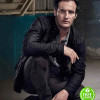 CONDOR SEASON 2 ANGEL BONANNI (DEACON MAILER) BLACK LEATHER JACKET