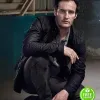 CONDOR SEASON 2 ANGEL BONANNI (DEACON MAILER) BLACK LEATHER JACKET