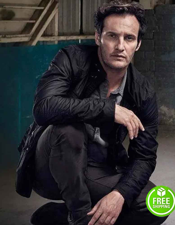 CONDOR SEASON 2 ANGEL BONANNI (DEACON MAILER) BLACK LEATHER JACKET