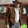 CRY MACHO CLINT EASTWOOD (MIKO) BROWN SUEDE LEATHER JACKET