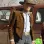 CRY MACHO CLINT EASTWOOD (MIKO) BROWN SUEDE LEATHER JACKET