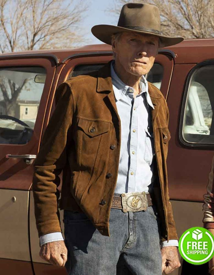 CRY MACHO CLINT EASTWOOD (MIKO) BROWN SUEDE LEATHER JACKET