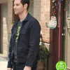 A MILLION LITTLE THINGS DAVID GIUNTOLI (EDDIE SAVILLE) BLACK COTTON JACKET A MILLION LITTLE THINGS DAVID GIUNTOLI (EDDIE SAVILLE) BLACK COTTON JACKET