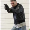 DESTROYER SEBASTIAN STAN (CHRIS) BLACK LEATHER JACKET