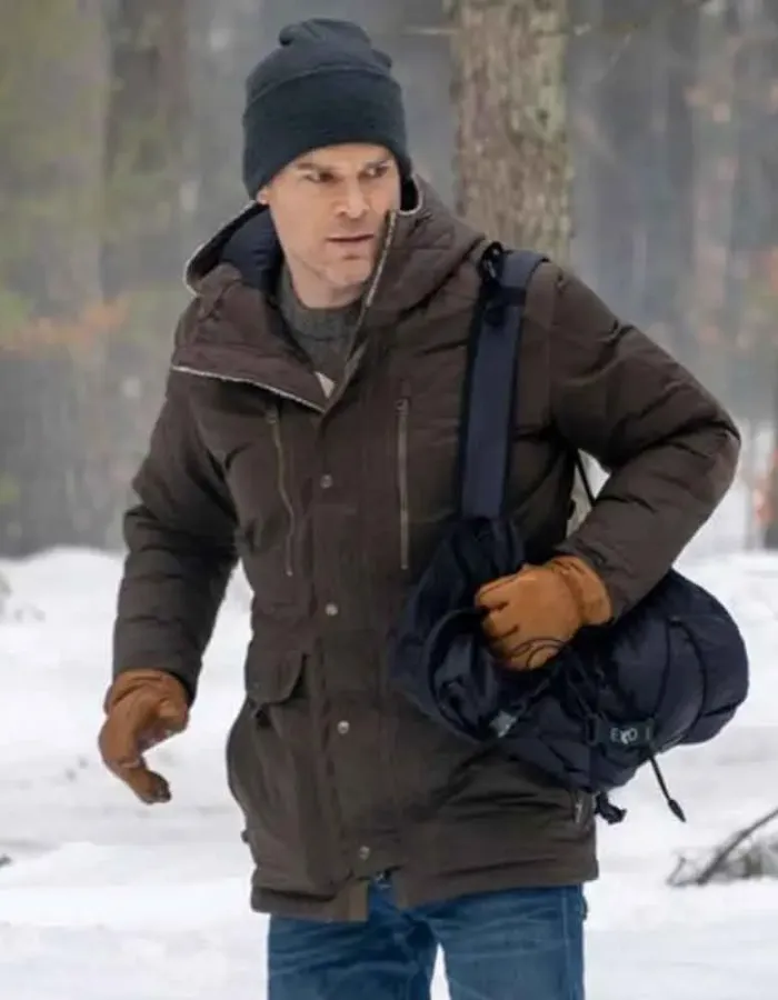NEW BLOOD MICHAEL C. HALL (DEXTER MORGAN) BROWN COTTON JACKET NEW BLOOD MICHAEL C. HALL (DEXTER MORGAN) BROWN COTTON JACKET