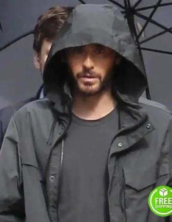 MORBIUS JARED LETO (DR. MICHAEL MORBIUS) GREY HOODED JACKET MORBIUS JARED LETO (DR. MICHAEL MORBIUS) GREY HOODED JACKET