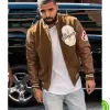 DRAKE BROWN VARSITY JACKET DRAKE BROWN VARSITY JACKET