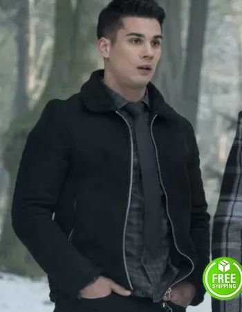 RIVERDALE SEASON 3 DREW RAY TANNER (FANGS FOGARTY) BLACK JACKET RIVERDALE SEASON 3 DREW RAY TANNER (FANGS FOGARTY) BLACK JACKET