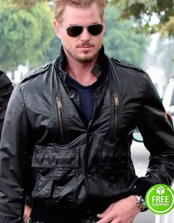 GREY’S ANATOMY ERIC DANE (DR. MARK SLOAN) BLACK LEATHER JACKET GREY’S ANATOMY ERIC DANE (DR. MARK SLOAN) BLACK LEATHER JACKET