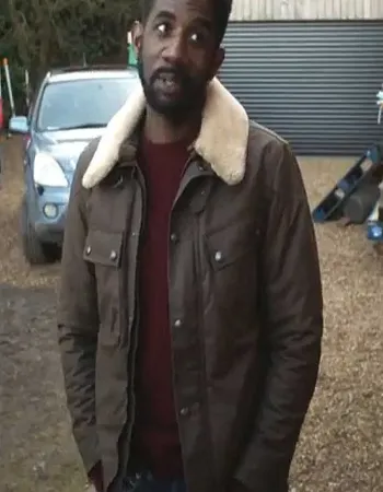 FINDING ALICE RHASHAN STONE BROWN JACKET