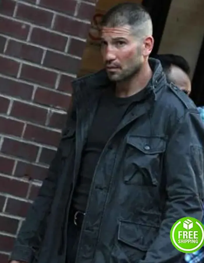 DAREDEVIL SEASON 2 JON BERNTHAL (FRANK CASTLE) BLACK COTTON JACKET
