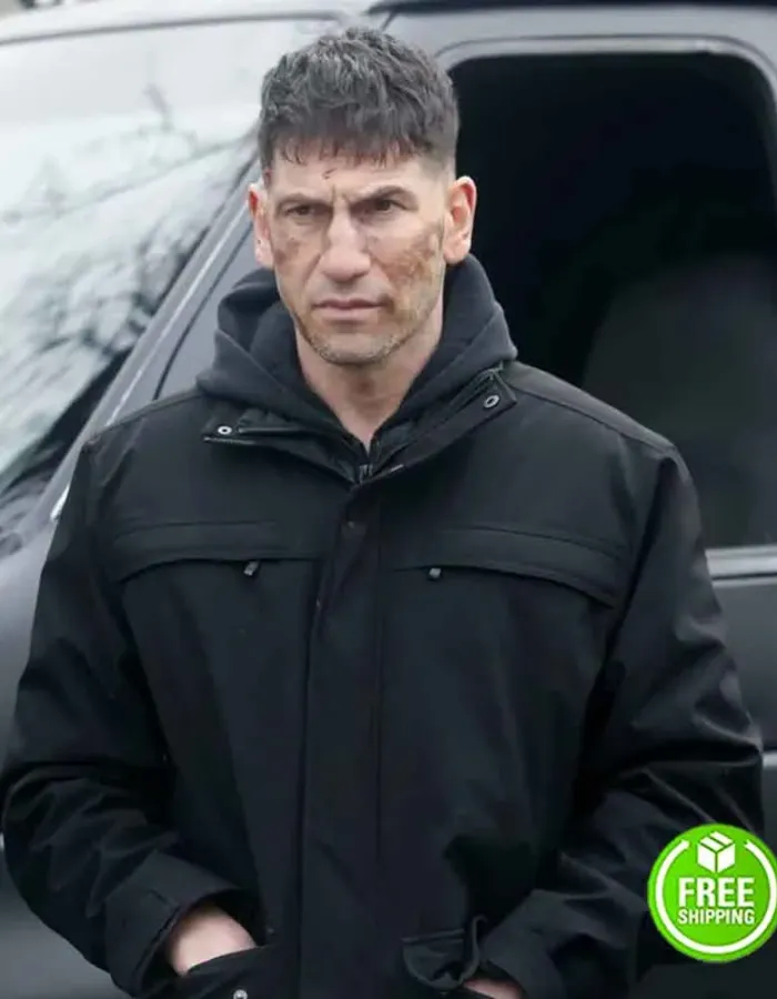 THE PUNISHER SEASON 2 JON BERNTHAL (FRANK CASTLE) BLACK COTTON JACKET