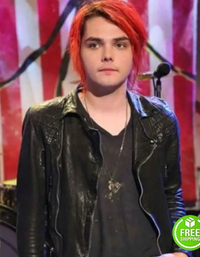 SINGER GERARD WAY BLACK LEATHER JACKET