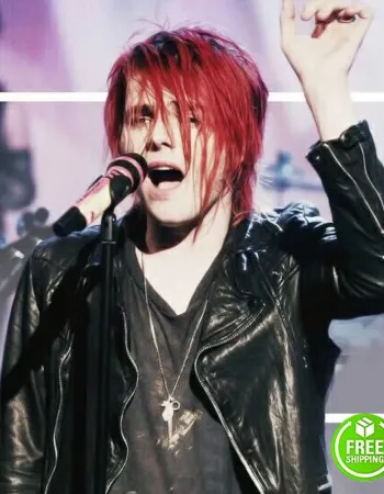 SINGER GERARD WAY BLACK LEATHER JACKET