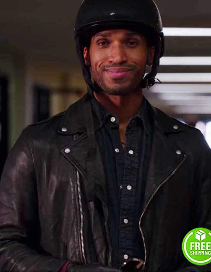 GINNY & GEORGIA NATHAN MITCHELL (ZION) LEATHER JACKET