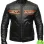 Bill Goldberg Biker Black Leather Jacket