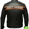 Bill Goldberg Biker Black Leather Jacket