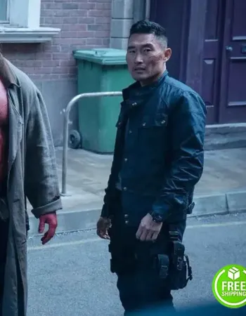 HELLBOY DANIEL DAE KIM (BEN DAIMIO) BLACK COTTON JACKET HELLBOY DANIEL DAE KIM (BEN DAIMIO) BLACK COTTON JACKET