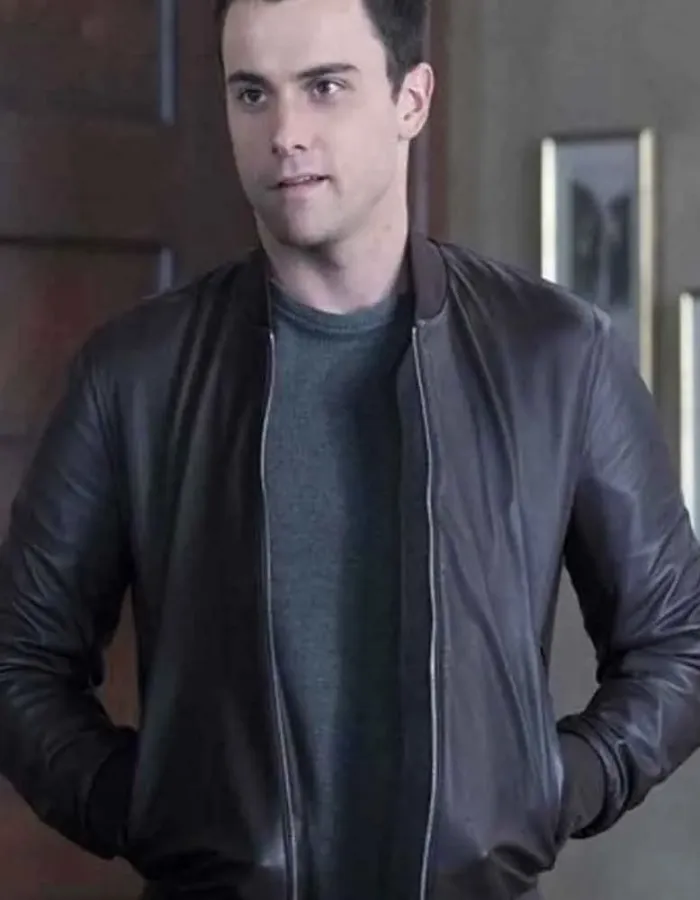 HOW TO GET AWAY WITH MURDERER JACK FALAHEE (CONNOR WALSH) BLACK LEATHER JACKET HOW TO GET AWAY WITH MURDERER JACK FALAHEE (CONNOR WALSH) BLACK LEATHER JACKET