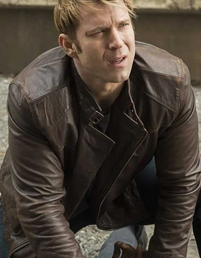JESSICA JONES WIL TRAVAL BROWN JACKET JESSICA JONES WIL TRAVAL BROWN JACKET