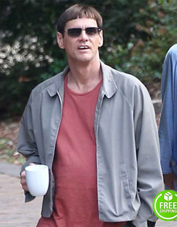 DUMB AND DUMBER JIM CARREY (LLOYD CHRISTMAS) GREY COTTON JACKET DUMB AND DUMBER JIM CARREY (LLOYD CHRISTMAS) GREY COTTON JACKET
