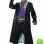 JOJO'S BIZARRE ADVENTURES JOTARO KUJO BLACK LEATHER JACKET