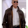 JOE BIDEN BROWN AVIATOR JACKET JOE BIDEN BROWN AVIATOR JACKET