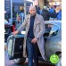 SHAFT SAMUEL L. JACKSON (JOHN SHAFT) GREY SUEDE LEATHER DUSTER COAT