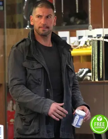 DAREDEVIL SEASON 2 JON BERNTHAL (FRANK CASTLE) BLACK COTTON JACKET