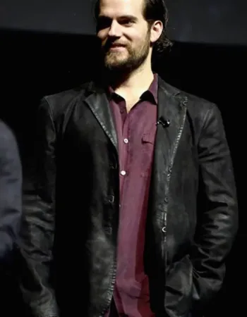 JUSTICE LEAGUE HENRY CAVILL BLACK JACKET
