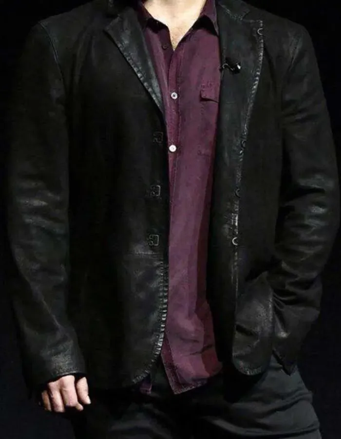 JUSTICE LEAGUE HENRY CAVILL BLACK JACKET JUSTICE LEAGUE HENRY CAVILL BLACK JACKET