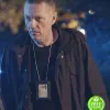 BORDERTOWN SEASON 2 VILLE VIRTANEN (KARI SORJONEN) BLACK  COTTON JACKET