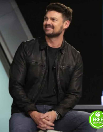 STAR TREK BEYOND KARL URBAN (DOCTOR BONES MCCOY) BLACK LEATHER JACKET