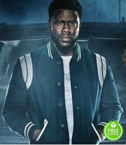TRUE STORY KEVIN HART (KID) GREEN VARSITY JACKET