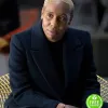 WESTWORLD SEASON 3 LENA WAITHE (ASH) DARK BLUE WOOL COAT