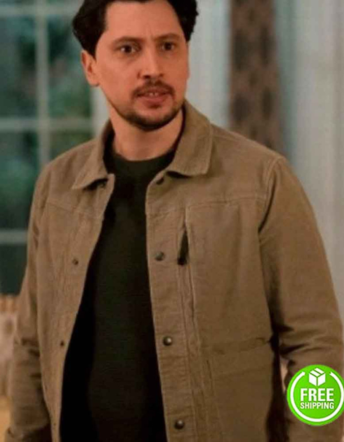 MANIFEST SEASON 3 ALI LOPEZ-SOHAILI (EAGAN TEHRANI) BROWN COTTON JACKET MANIFEST SEASON 3 ALI LOPEZ-SOHAILI (EAGAN TEHRANI) BROWN COTTON JACKET