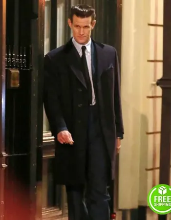 LAST NIGHT IN SOHO MATT SMITH (JACK) BLACK TRENCH COAT