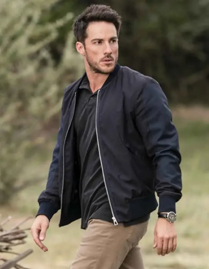 ROSWELL NEW MEXICO MICHAEL TREVINO (KYLE VALENTI) BLACK BOMBER JACKET ROSWELL NEW MEXICO MICHAEL TREVINO (KYLE VALENTI) BLACK BOMBER JACKET