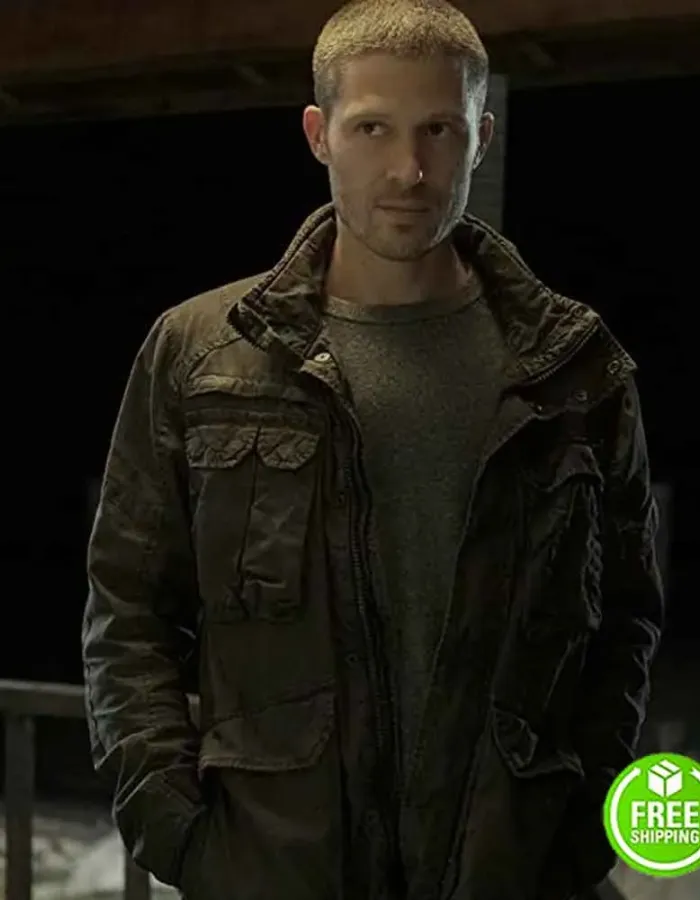 MIDNIGHT MASS ZACH GILFORD (RILEY FLYNN) BLACK JACKET