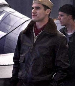 MIDWAY DARREN CRISS BROWN BOMBER JACKET MIDWAY DARREN CRISS BROWN BOMBER JACKET