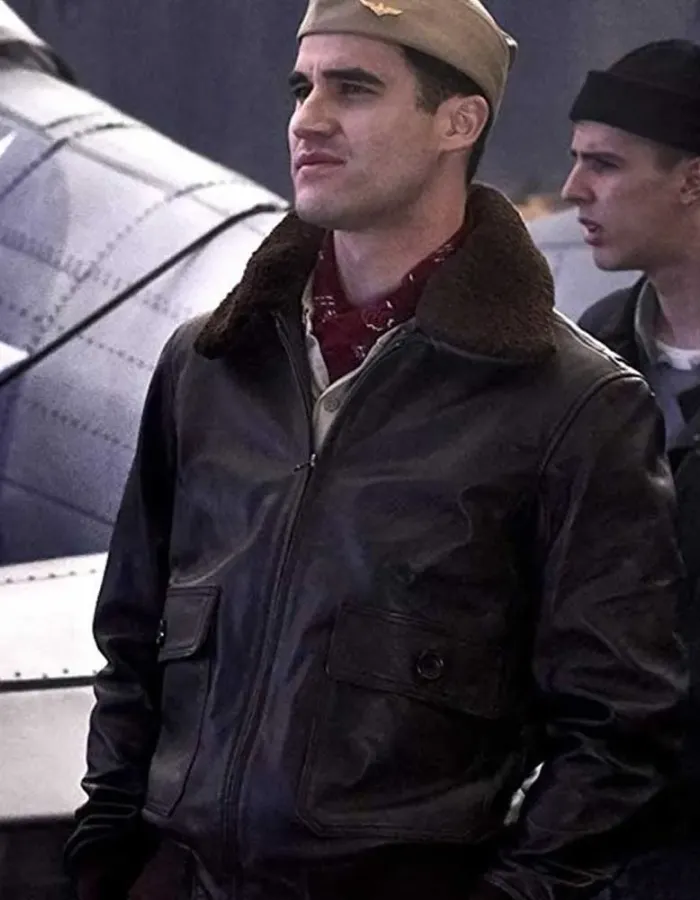 MIDWAY DARREN CRISS BROWN BOMBER JACKET MIDWAY DARREN CRISS BROWN BOMBER JACKET