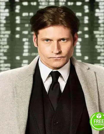 AMERICAN GODS SEASON 2 CRISPIN GLOVER (MR. WORLD) GREY WOOL TRENCH COAT AMERICAN GODS SEASON 2 CRISPIN GLOVER (MR. WORLD) GREY WOOL TRENCH COAT