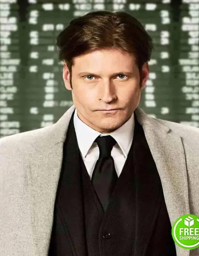 AMERICAN GODS SEASON 2 CRISPIN GLOVER (MR. WORLD) GREY WOOL TRENCH COAT AMERICAN GODS SEASON 2 CRISPIN GLOVER (MR. WORLD) GREY WOOL TRENCH COAT