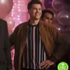 LEGENDS OF TOMORROW SEASON 5 NICK ZANO (NATE  HEYWOOD) BROWN SUEDE JACKET