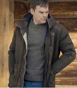 NEW BLOOD MICHAEL C. HALL (DEXTER MORGAN) BROWN COTTON JACKET