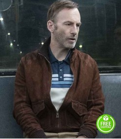 NOBODY BOB ODENKIRK (HUTCH MANSELL) BROWN SUEDE LEATHER JACKET