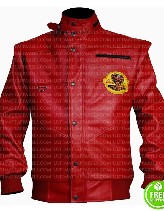 COBRA KAI JOHNNY LAWRENCE RED JACKET COBRA KAI JOHNNY LAWRENCE RED JACKET
