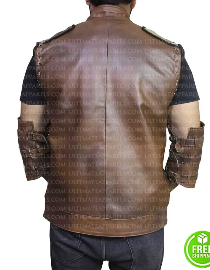 LEGEND OF THE SEEKER CRAIG HORNER (RICHARD CYPHER) BROWN LEATHER VEST LEGEND OF THE SEEKER CRAIG HORNER (RICHARD CYPHER) BROWN LEATHER VEST